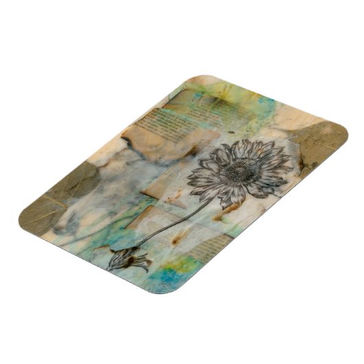 Vellum floral I Magnet (Linke Seite)
