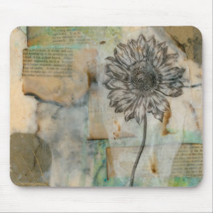 Vellum floral I Mousepad