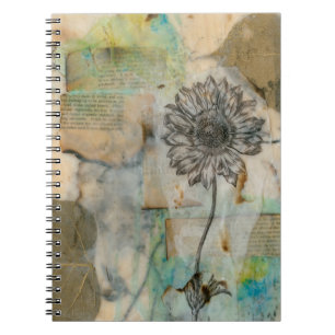Vellum floral I Notizblock