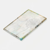 Vellum floral I Post-it Klebezettel (angewinkelt)