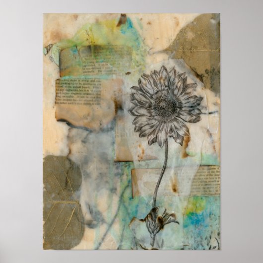 Vellum floral I Poster (Vorne)