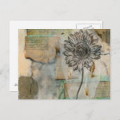 Vellum floral I Postkarte (Vorne/Hinten)