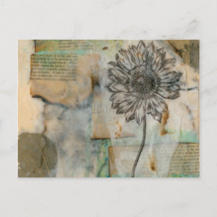 Vellum floral I Postkarte