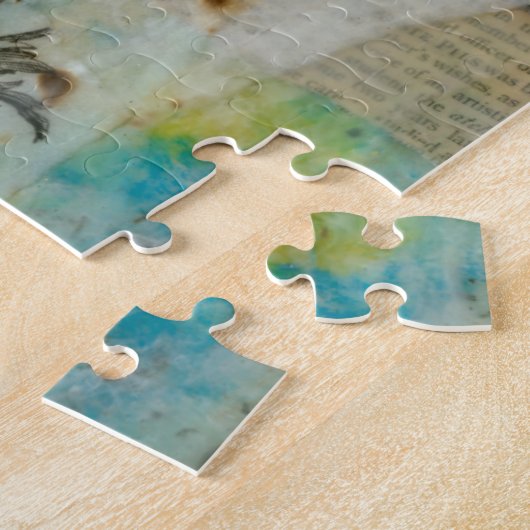 Vellum floral I Puzzle (Seite)