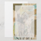 Vellum floral II Briefpapier (Vorne/Hinten)