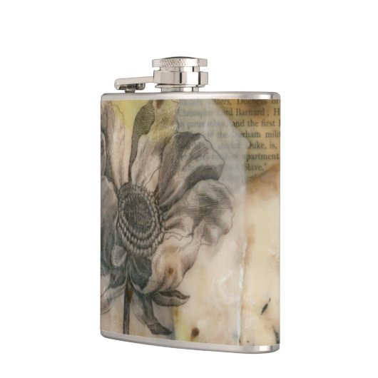 Vellum floral II Flachmann (Links)