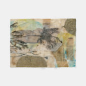 Vellum floral II Fleecedecke (Vorderseite (Horizontal))