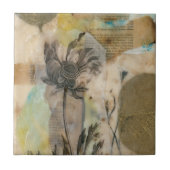 Vellum floral II Fliese (Vorderseite)