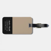 Vellum floral II Gepäckanhänger (Rückseite horizontal)