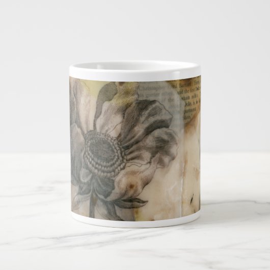 Vellum floral II Jumbo-Tasse (Vorderseite)