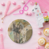 Vellum floral II Pappteller (Party)