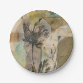 Vellum floral II Pappteller (Vorderseite)