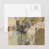 Vellum floral II Postkarte (Vorne/Hinten)