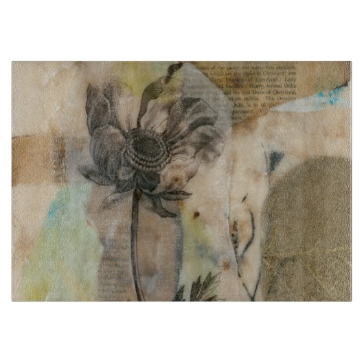 Vellum floral II Schneidebrett (Vorderseite)