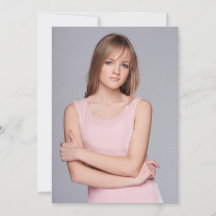 Vellum Foto Geburtstagskarte