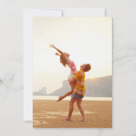 Vellum Foto Hochzeitskarte Einladung