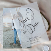 Vellum-Overlay für Save the Date Pergament Einladungen