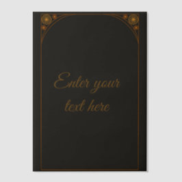 Vellum-Overlay Pergament Einladungen