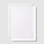 Vellum Overlay Pergament Einladungen (Versetzt)