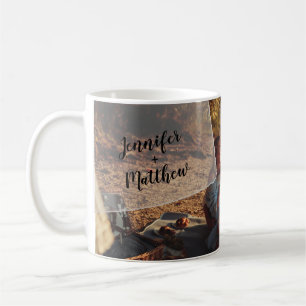 Vellum Overlay Personalisiert Wraparound Foto Kaffeetasse