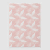 Vellum Overlay (Rot und Weiß) Pergament Einladungen (Vorderseite)