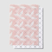 Vellum Overlay (Rot und Weiß) Pergament Einladungen (Versetzt (Einladung))