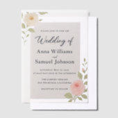 Vellum Pergament Einladungen (Versetzt)