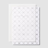 Vellum Save the Date Kalender Foto-Overlay Pergament Einladungen (Versetzt (Einladung))