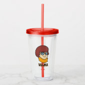 Velma Name Graphic Acryltrinkbecher (Vorderseite)