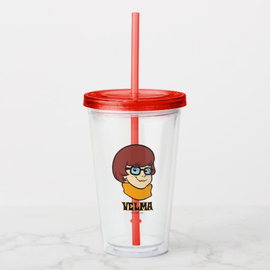 Velma Name Graphic Acryltrinkbecher (Vorderseite)