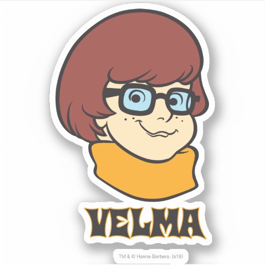 Velma Name Graphic Aufkleber (Vorderseite)