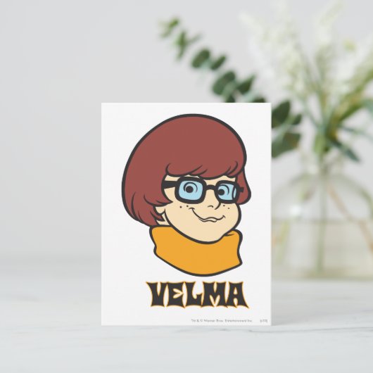 Velma Name Graphic Postkarte (Stehend Vorderseite)