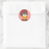 Velma Name Graphic Runder Aufkleber (Tasche)