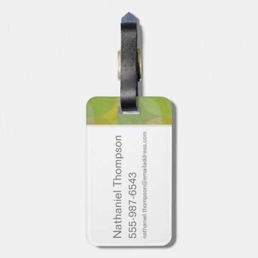 Velma "Smarter als Sie" Grafik Gepäckanhänger (Rückseite vertikal)