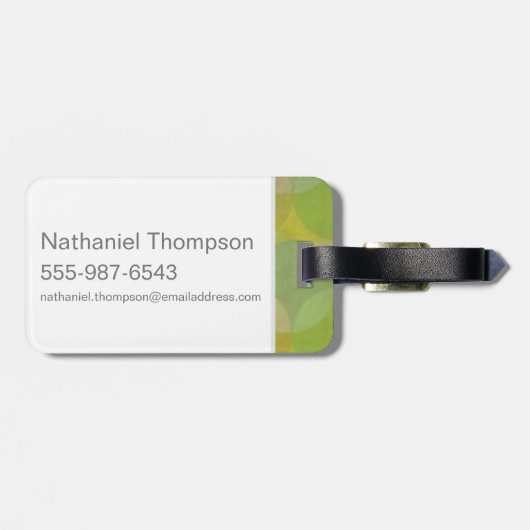 Velma "Smarter als Sie" Grafik Gepäckanhänger (Rückseite horizontal)