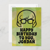 Velma "Smarter als Sie" Grafik Postkarte (Vorne/Hinten)