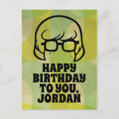 Velma "Smarter als Sie" Grafik Postkarte (Vorderseite)