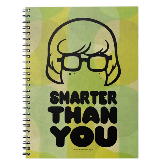 Velma "Smarter Than You" Graphic Notizblock (Vorderseite)