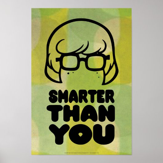 Velma "Smarter Than You" Graphic Poster (Vorne)