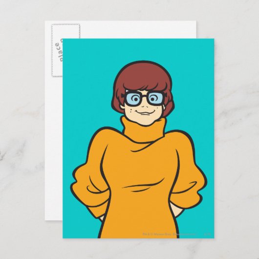 Velma Stehend Postkarte (Vorne/Hinten)