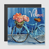 Velo Liebe Cycling Magnetkarte (Vorne/Hinten)