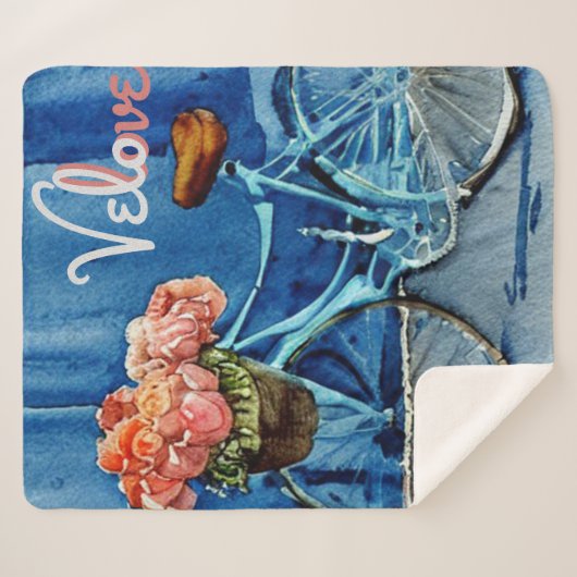 Velo Liebe Cycling Sherpadecke (Vorderseite (Horizontal))