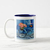Velo Liebe Cycling Zweifarbige Tasse (Links)