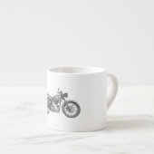 Velocette Gift-Motorrad 1952 Espressotasse (Vorderseite Rechts)