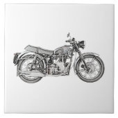 Velocette Gift-Motorrad 1952 Fliese (Vorderseite)