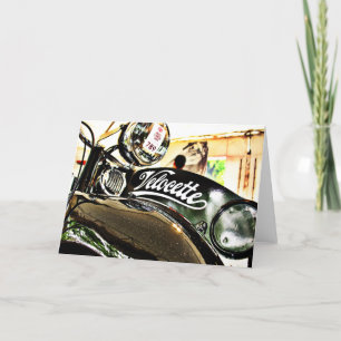 Velocette M Series Oldtimer-Motorrad Karte