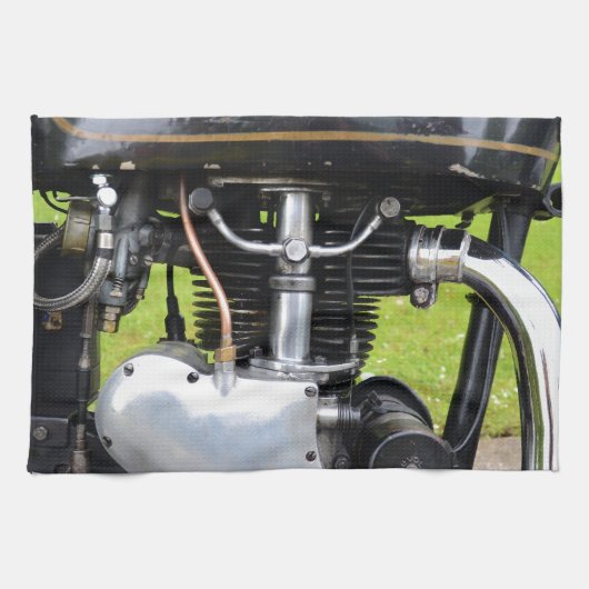 Velocette Motor Geschirrtuch (Horizontal)