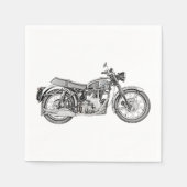 Velocette Venom Motorrad Papier Party Napkins Serviette (Vorderseite)