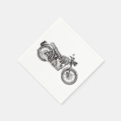 Velocette Venom Motorrad Papier Party Napkins Serviette (Ecke)