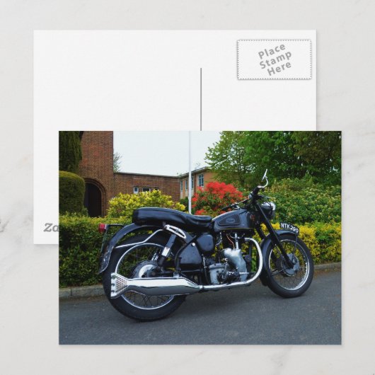 Velocette Venom Postkarte (Vorne/Hinten)